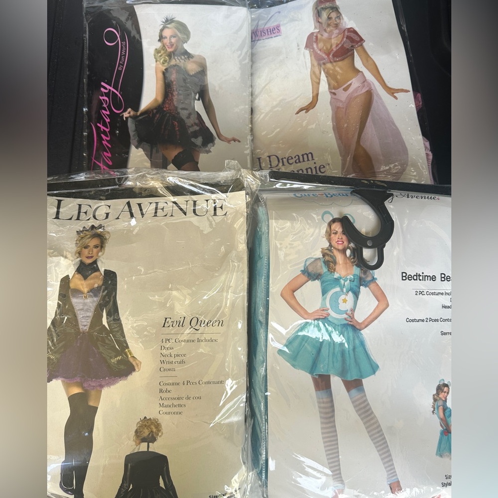Halloween Costumes  - Evil Queen, Bedtime Bear, I Dream of Jeanie - Size Small